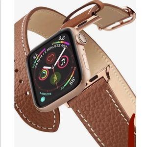 CASETiFY Apple Watch Band 2 In 1 Italian Leather Watch Band Kit